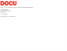 Tablet Screenshot of docu.info
